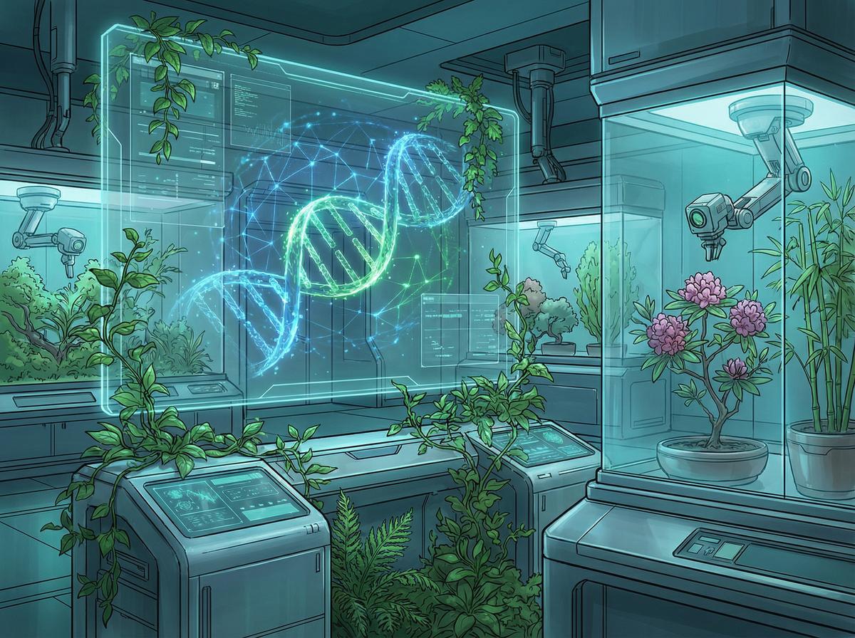 高清3D动漫 AI植物视频剪辑