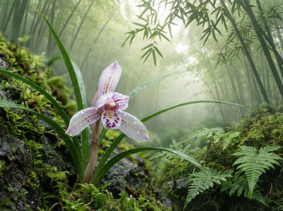 高清3D动漫 - 峨眉山兰花测评视频