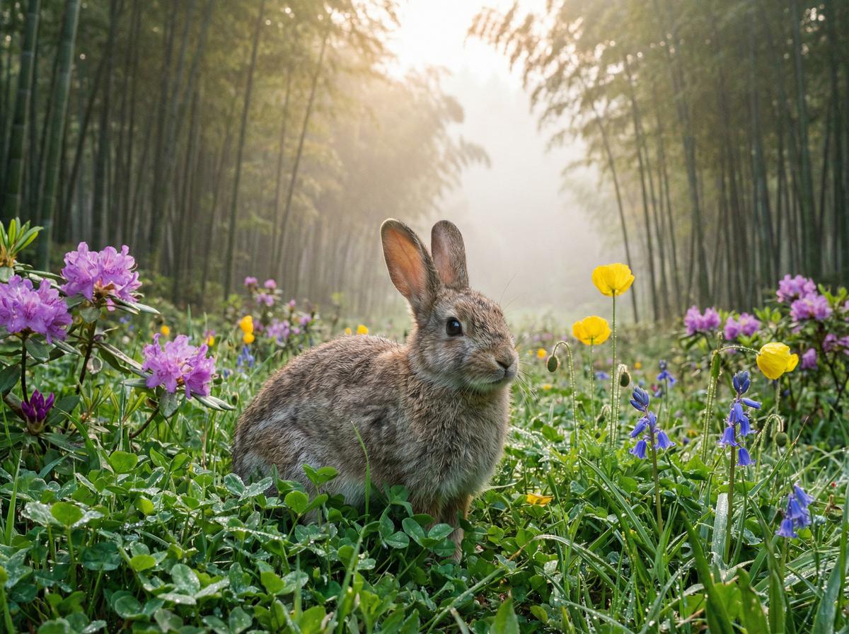 高清3D动漫 - 困困兔与植物短视频
