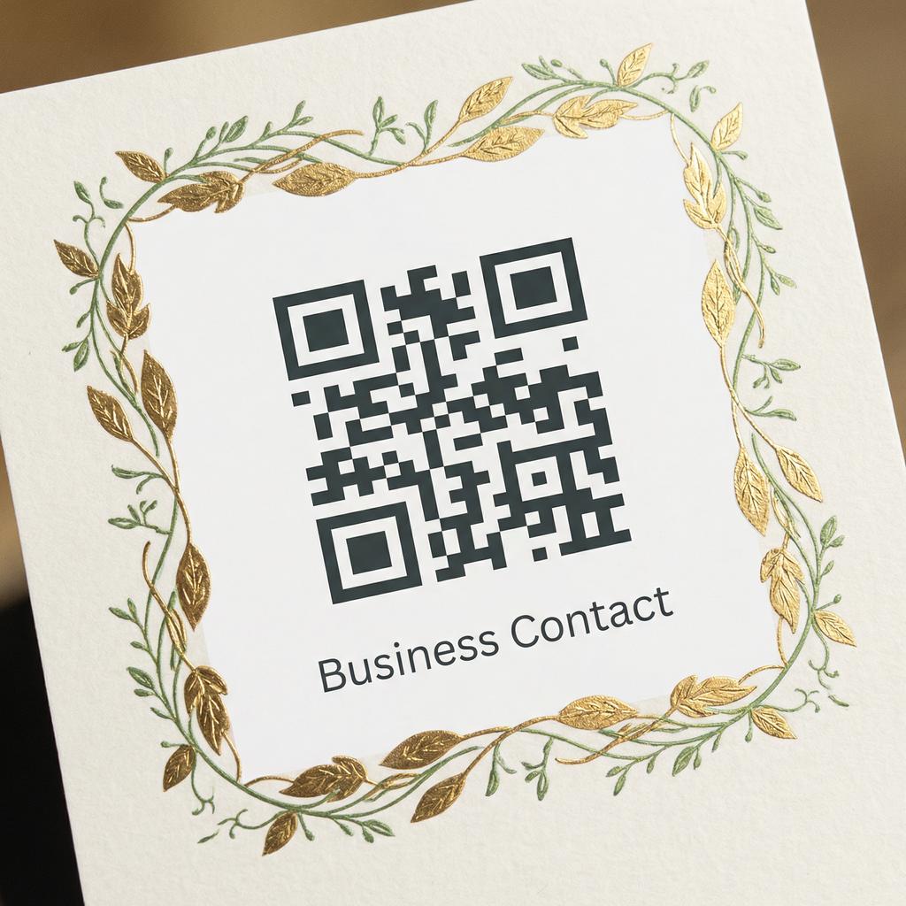 高清3D动漫商务二维码